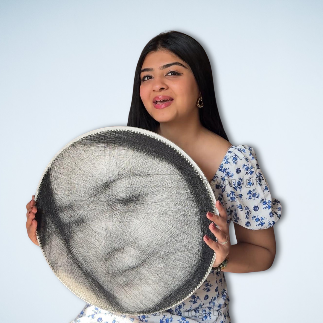 Personalised Thread Art Portrait