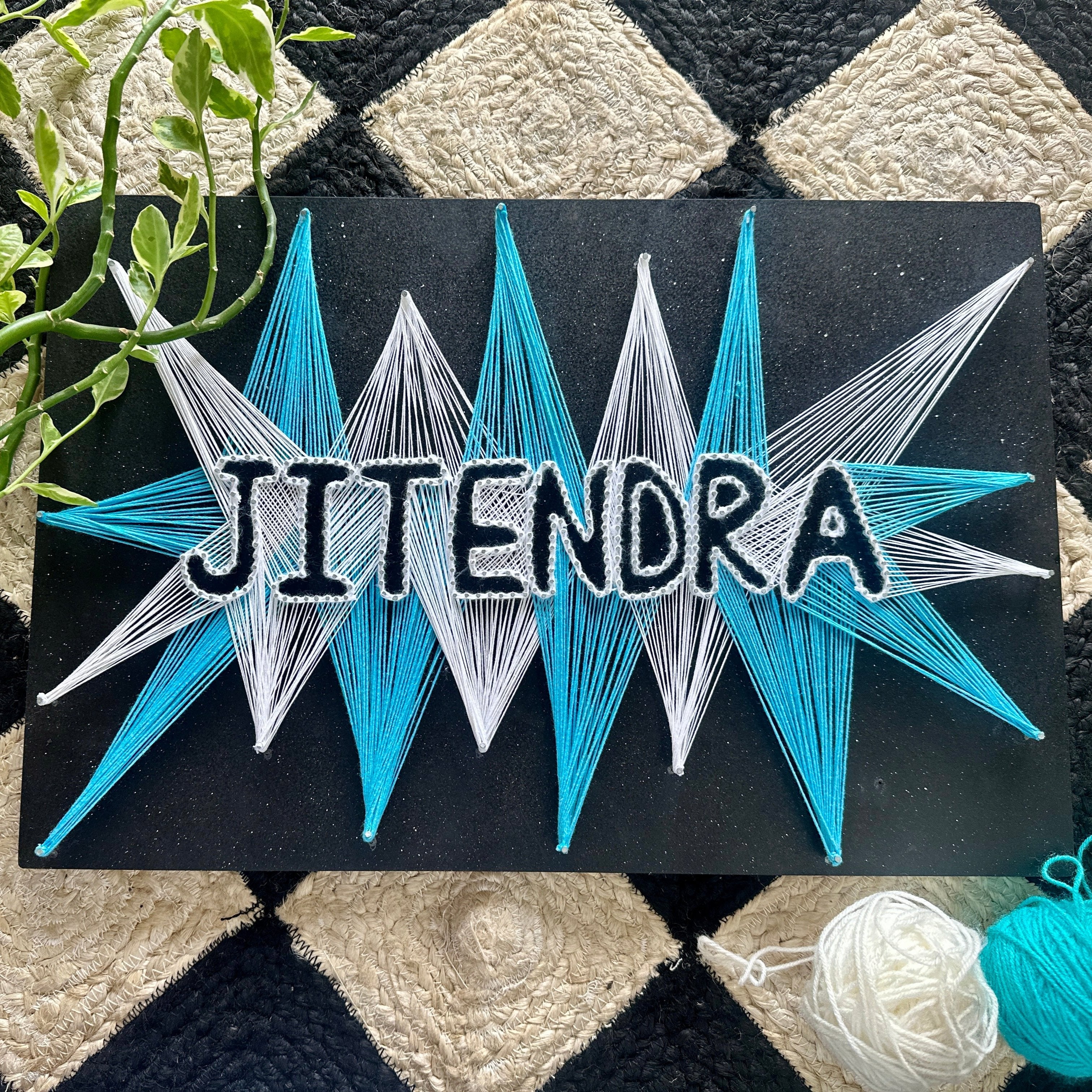 Personalized String Art Name Plate – The Unique Gift