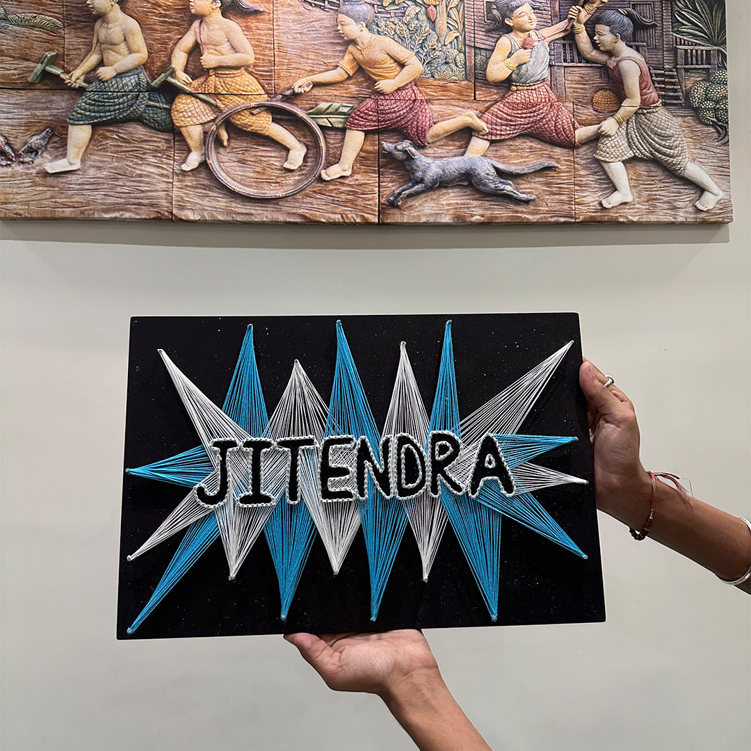 Personalized String Art Name Plate – The Unique Gift