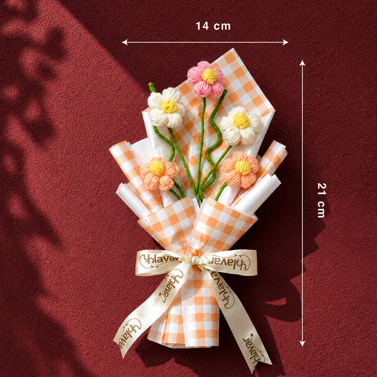 The Good Bunch – Cord Daisy Bouquet with Fragrance Roll-On