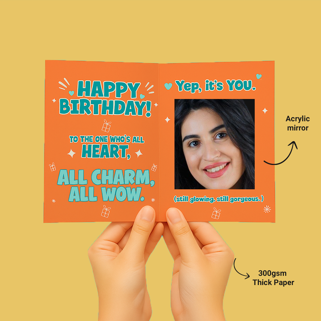 Birthday Mirror Greeting Card