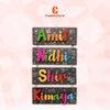 Personalised string art family name plate, a housewarming gift idea for Indian homes