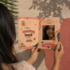 Beyond Gifts Romantic Mirror Card with Crochet Flower