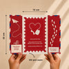 Long Distance "Until Next Time" I Miss You Greeting Card with Crochet Flowers