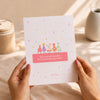 Birthday Greeting Card with Crochet Flowers