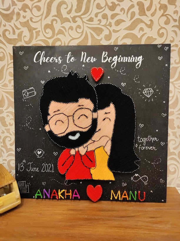 From Pixels to Strings : A Unique Wedding Gift