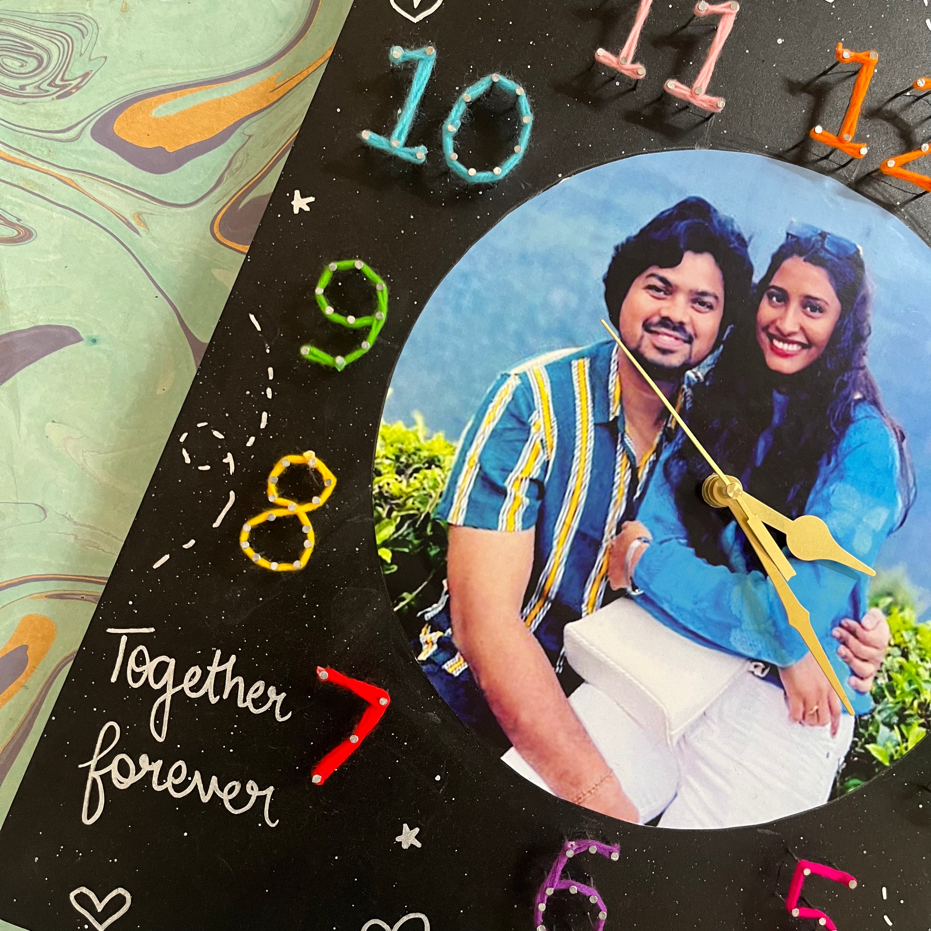 Custom String Art Clock for Couples – A Thoughtful and Functional Gift