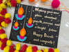 Radiant Diwali Threads: With a Customised Message .