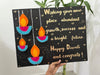 Radiant Diwali Threads: With a Customised Message .