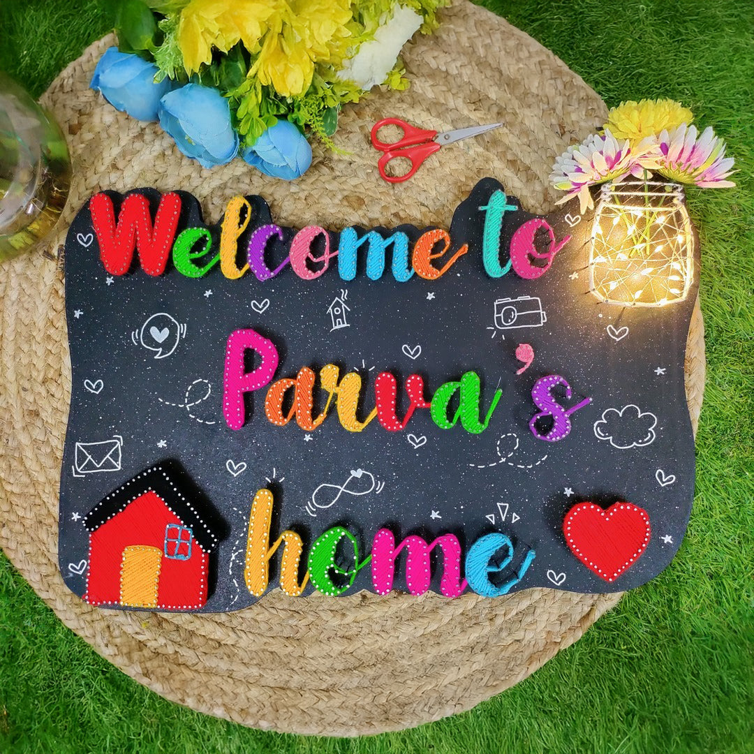 Buy Online Identity in Threads: Name Plate String Art