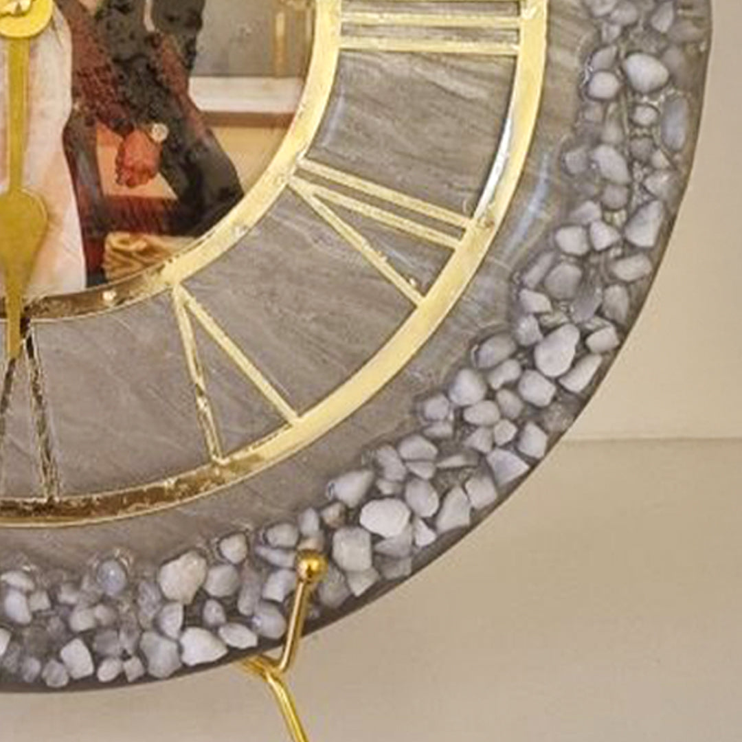Personalized Resin Art Clock – Add Your Picture for a Unique Touch