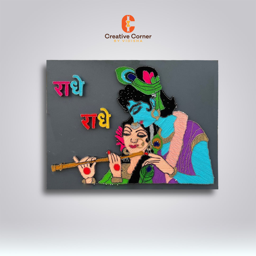 Divine Dance: Radha Krishna in Strings