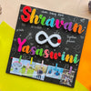 Personalized couple name string art with infinity and photos