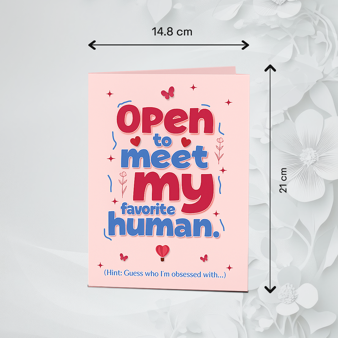 Romantic Rose Dried Flower Bouquet with Greeting Card