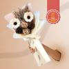 Rustic Daisy & Pinecone Dried Flower Bouquet - Premium Set of 6