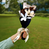 Choco Cream – Crochet Flower Bouquet