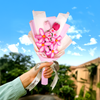 Pink Crochet Lily Bouquet