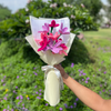 Blushing Lilies – Handmade Crochet Bouquet