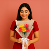 Sunset Tulips – Crochet Flower Bouquet