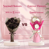 Pink & White Daisy Dried Flower Bouquet - Set of 6