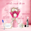 Pink & White Daisy Dried Flower Bouquet - Set of 6