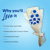 Blue Bliss Crochet Bouquet