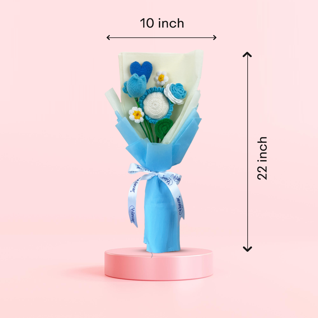 Soft Skies – Forever Flower Bouquet