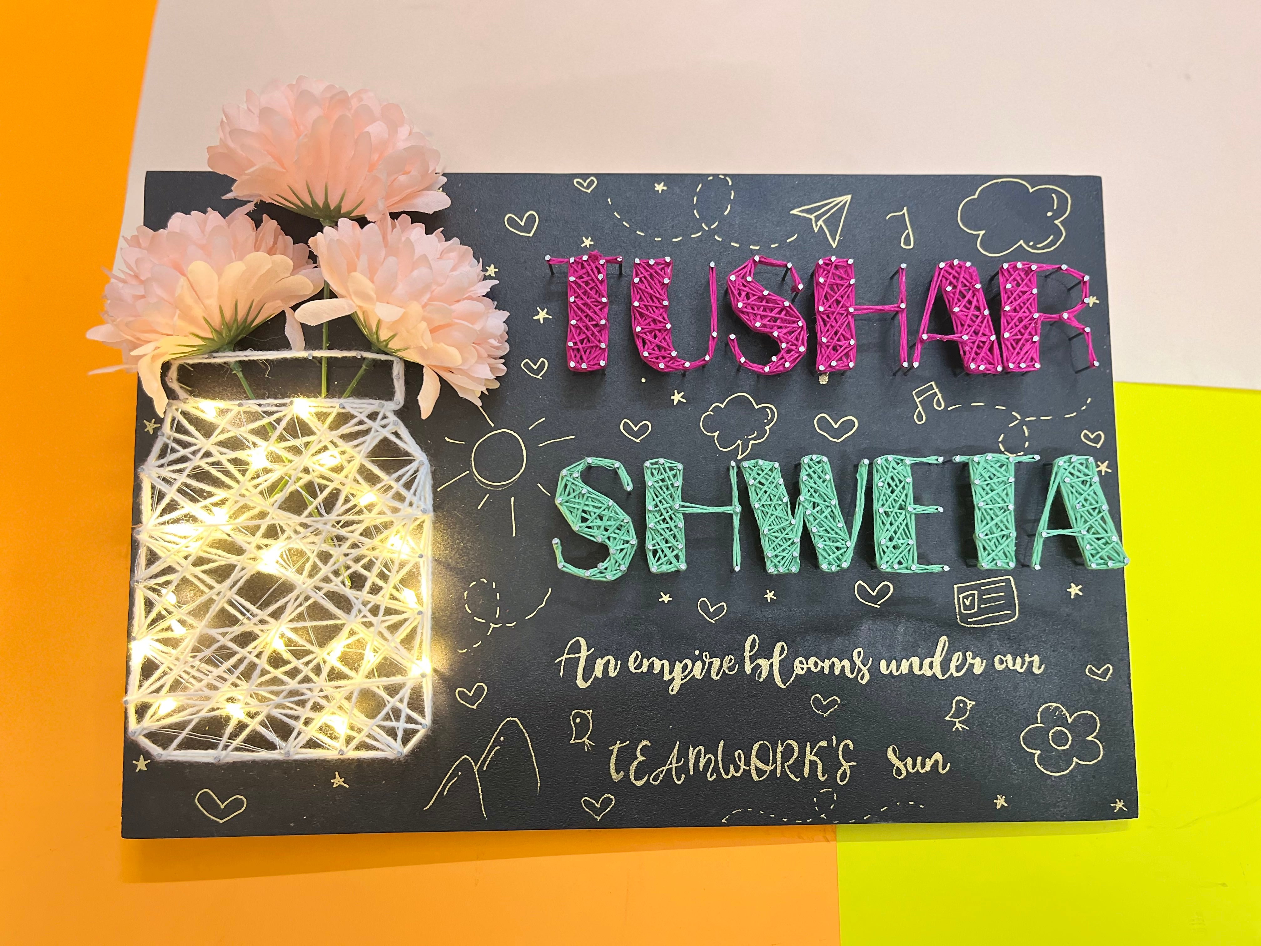 The Art of Names: Jar Design String Art